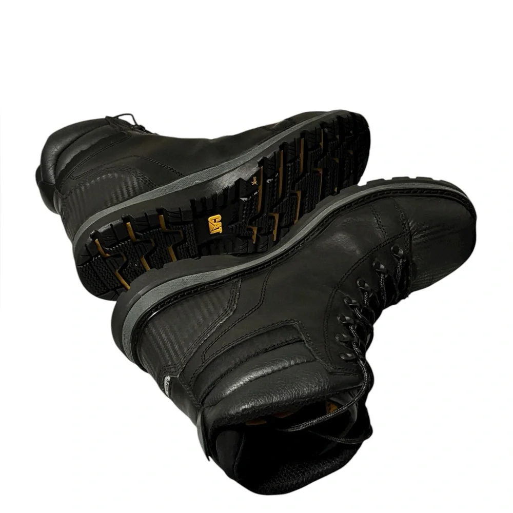 CATERPILLAR - SIZE 13 - EXCELLENT CONDITION STEEL TOE HEAVY DUTY WORK‎ BOOTS S5